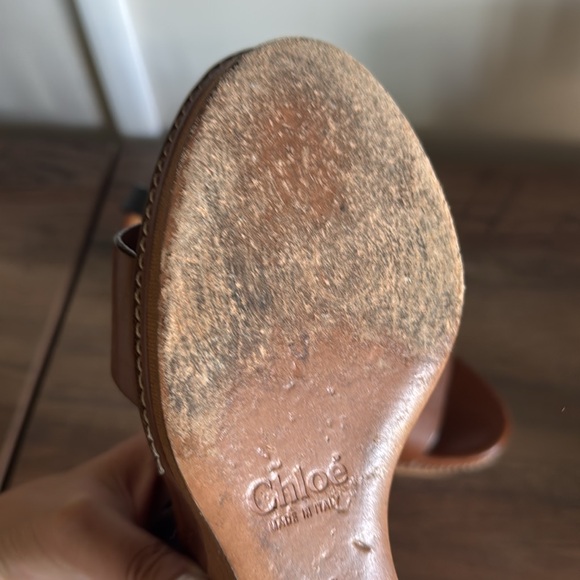 Chloe Wedge in Black and Brown - Picture 5 of 6